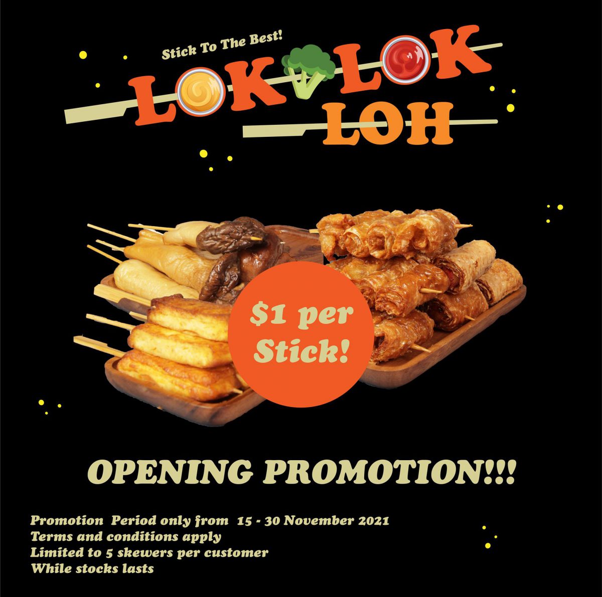 Lok Lok Loh is having an opening promotion till 30 Nov 2021
