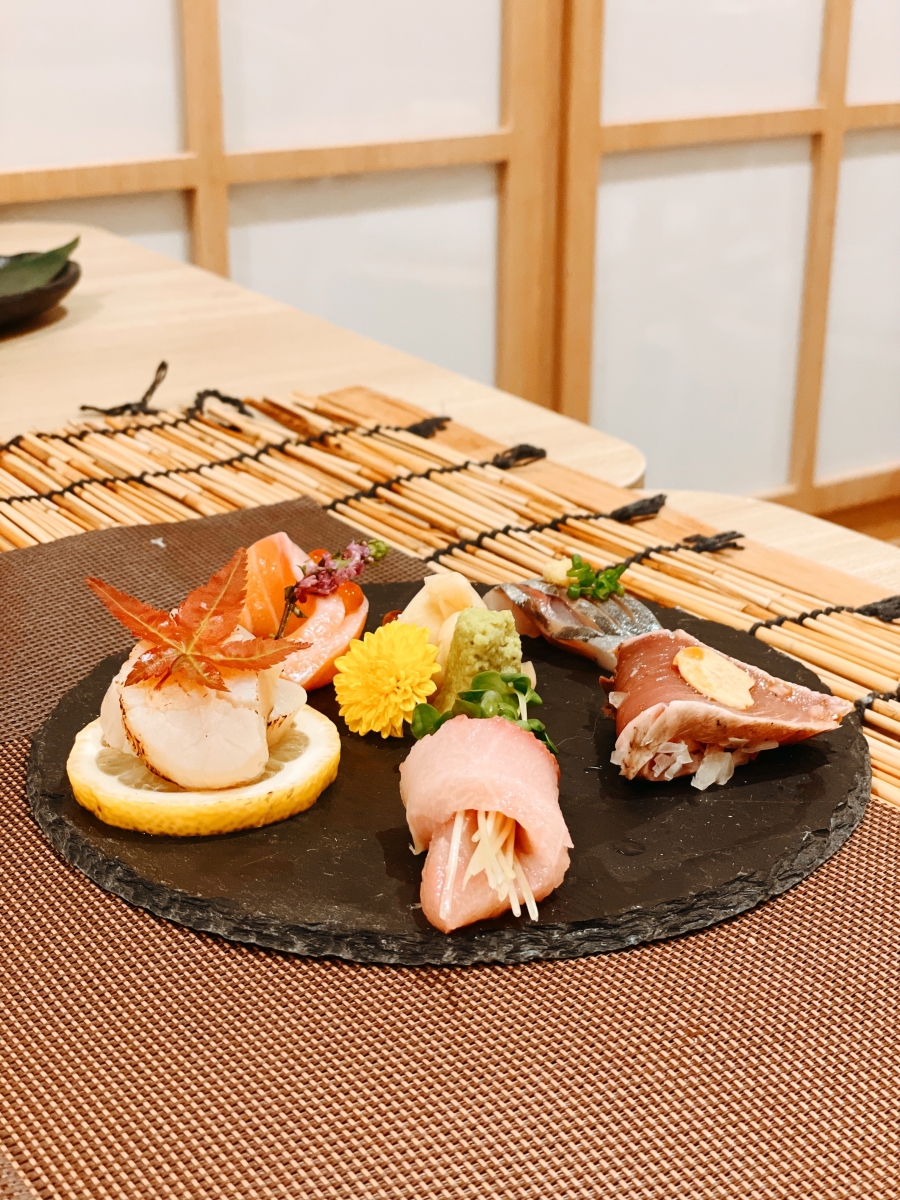 HEIWA Wellness & Spa sushi platter