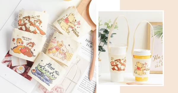 Disney Character-Themed Canvas Bubble Tea Cup Holders You Can Shop Online In Singapore
