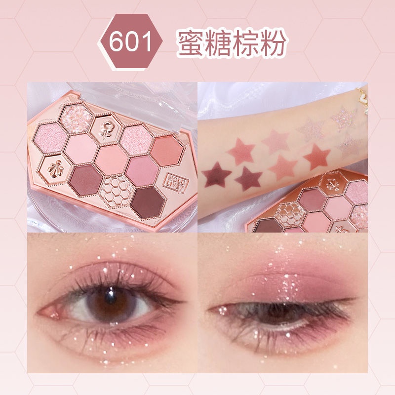 HOLD LIVE Honeycomb Diamond Eyeshadow Palette 601 Honey Powder