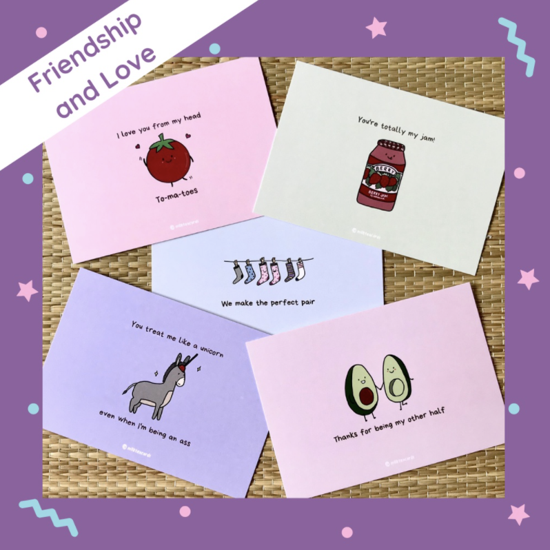 Milkteacards_Friendship & Love