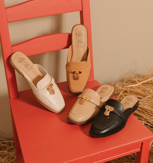Gracegift Winnie-the-Pooh Flat Mules
