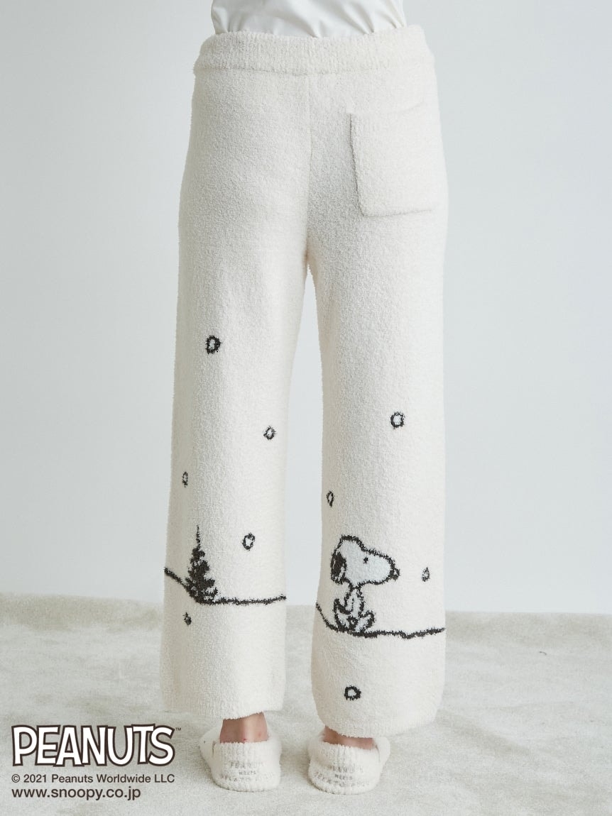 Gelato Pique x PEANUTS furry Snoopy pyjama pants