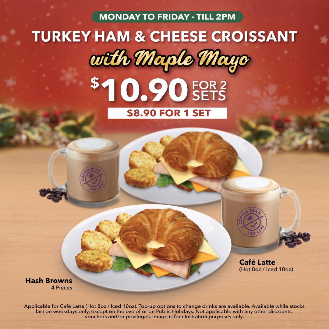 New Festive Croissant Set At The Coffee Bean & Tea Leaf