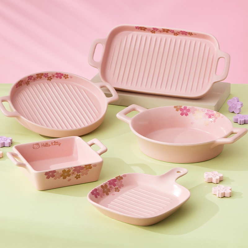 Sakura-themed Hello Kitty kitchenware