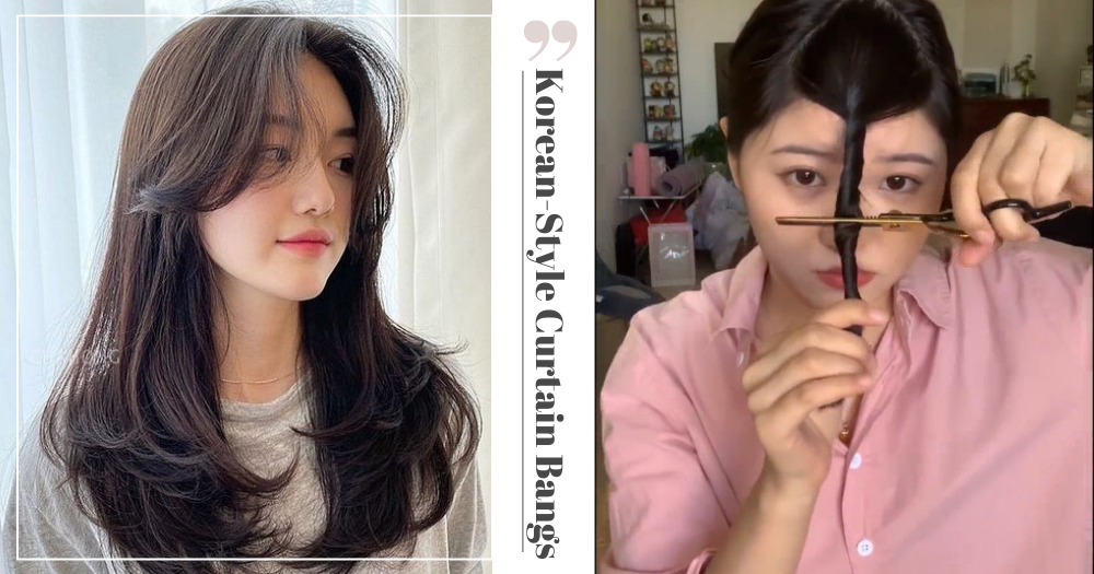 koreanstyle curtain bangs GirlStyle Singapore