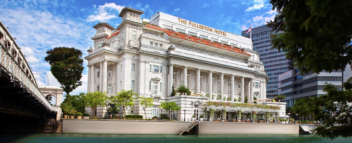 The Fullerton Hotel Singapore facade