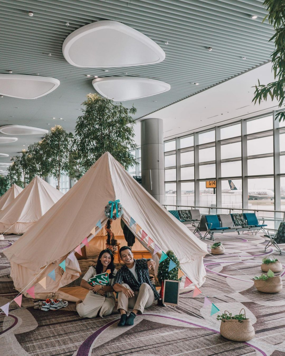 Jewel Changi glamping