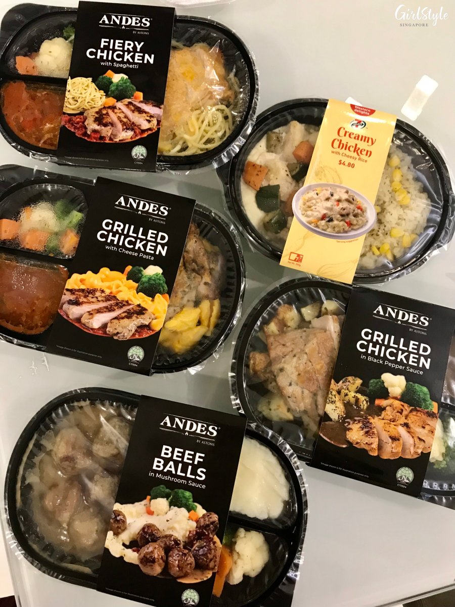 7 Eleven Singapore Andes by Astons ready meals