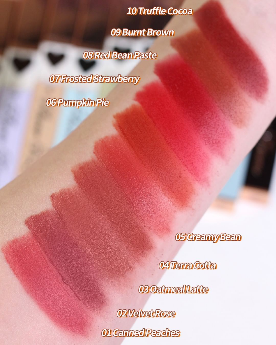 Flower Knows Circus Lip Mud swatches