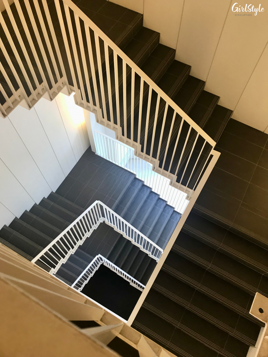 Stair climb to the Clock Tower at Victoria Theatre & Concert Hall