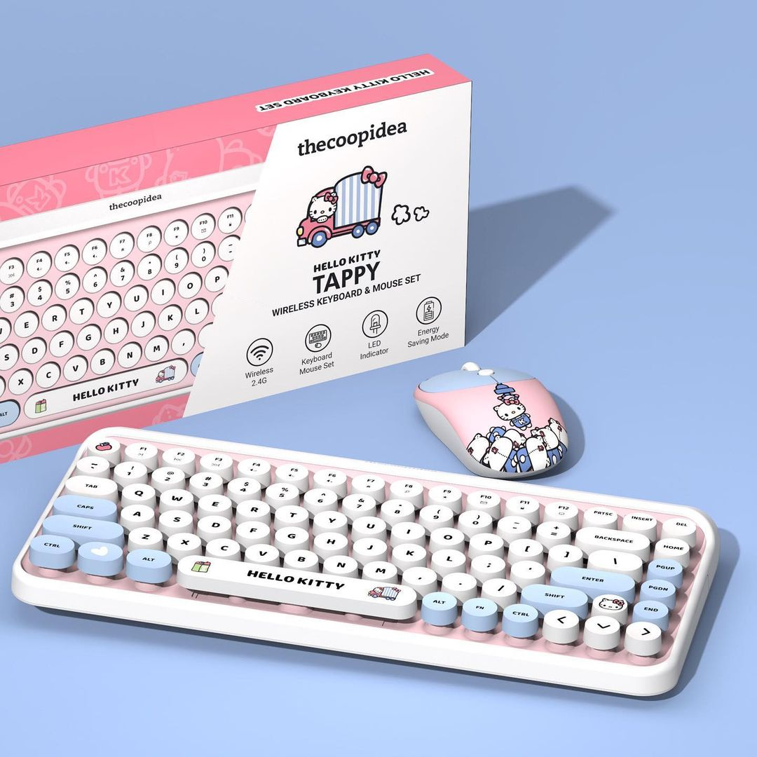 thecoopidea Sanrio Tappy Keyboard Hello Kitty