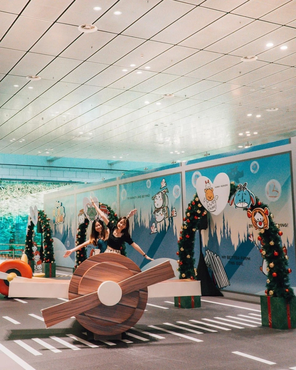 Disney Tsum Tsum exhibition Changi Airport Christmas 2021