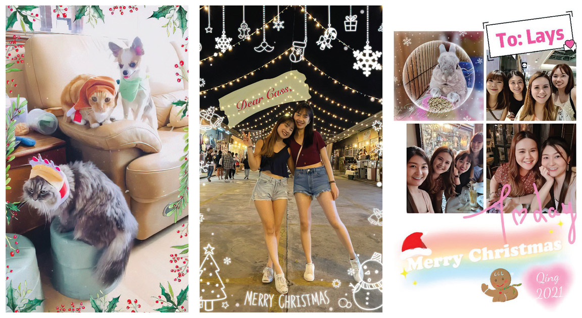 Insta story postcards sent via SingPost