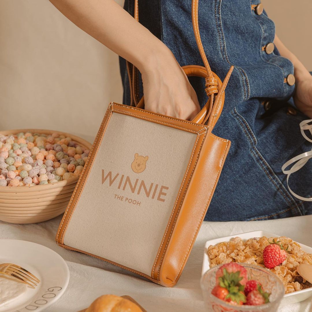 Gracegift Winnie-the-Pooh Canvas Bag