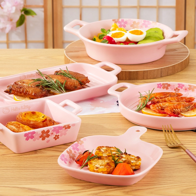 Sakura-themed Hello Kitty kitchenware