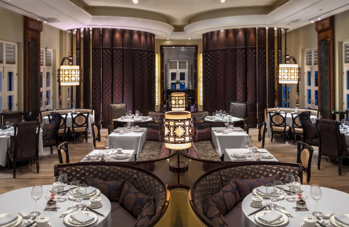 Ambience at Cassia restaurant in Capella Singapore