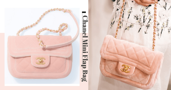 This New Pink Chanel Mini Bag Is Made Of Soft Quilted Velvet With Luxe Gold Details, Get It In Singapore