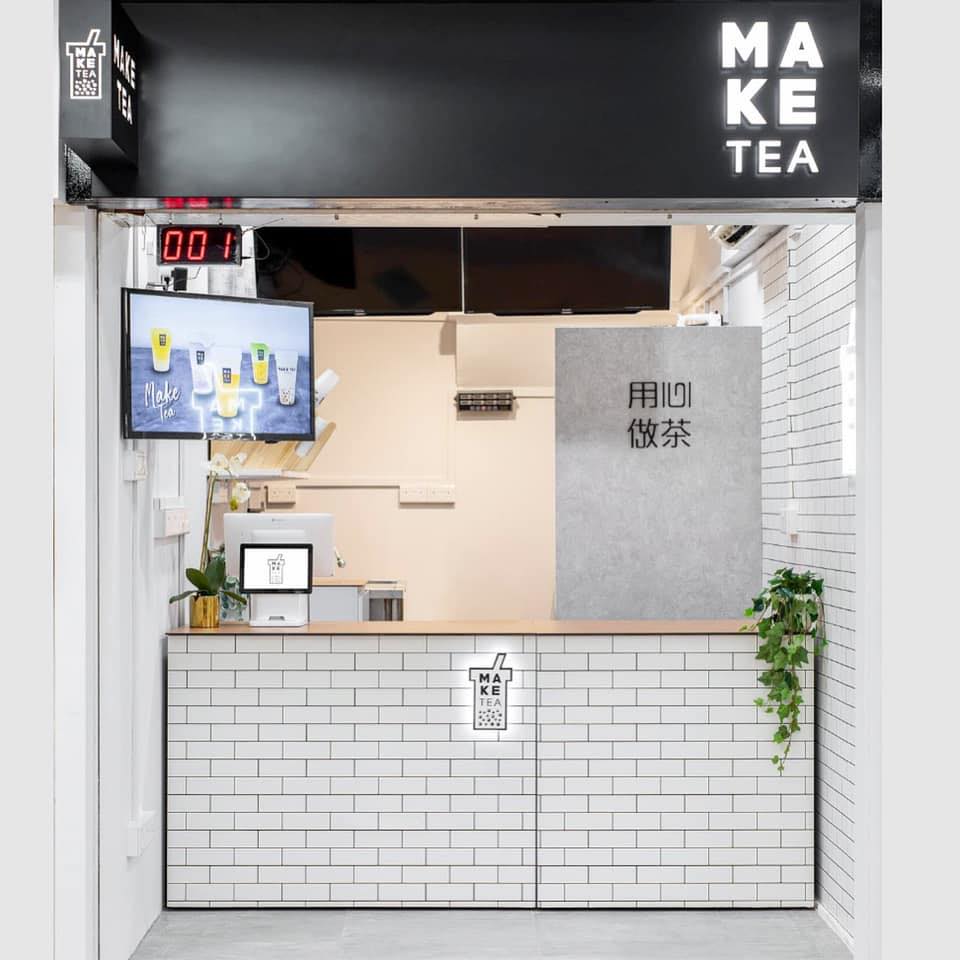 Make Tea's storefront in Singapore