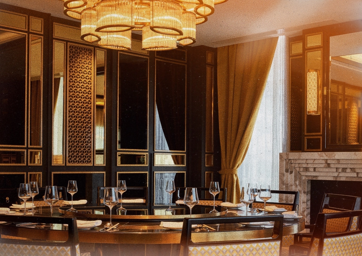 VIP dining room at Madame Fan restaurant