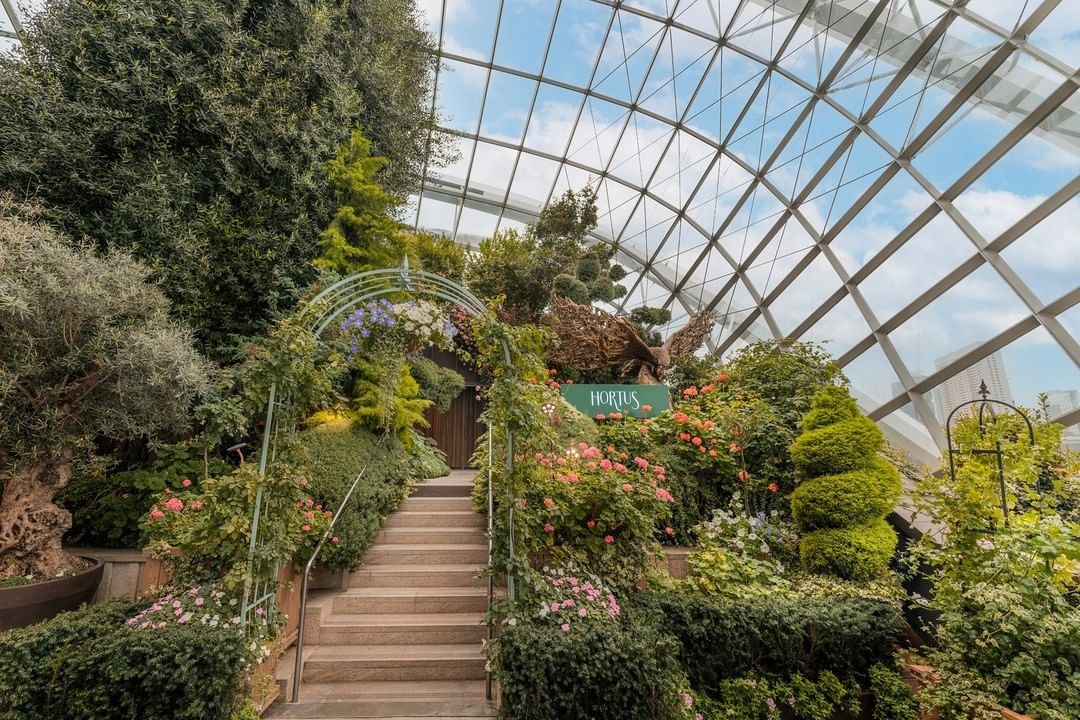 Hortus Restaurant in Flower Dome