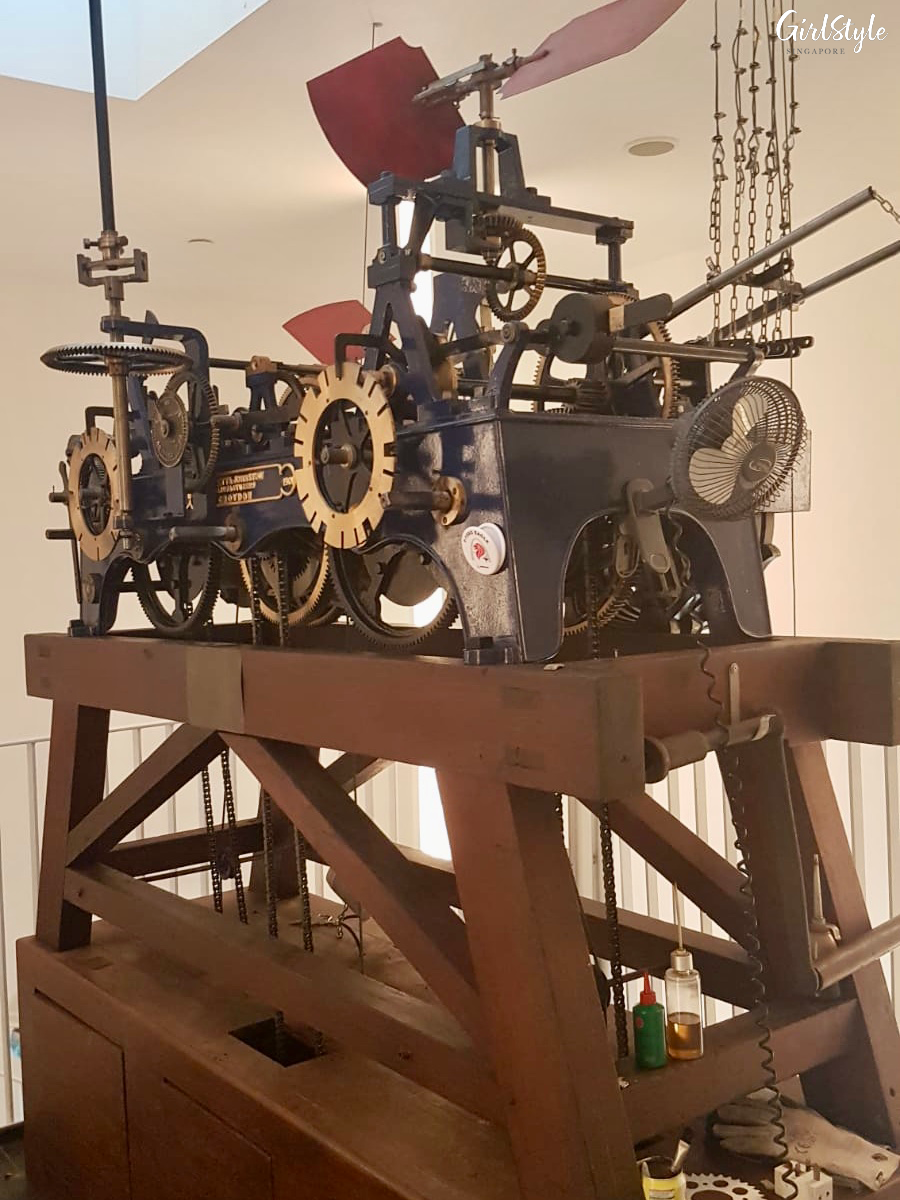 Machine that operates the Clock Tower at Victoria Theatre & Concert Hall