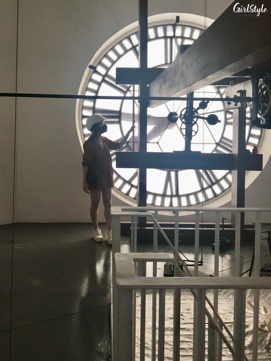 Interior of the Clock Tower at Victoria Theatre & Concert Hall