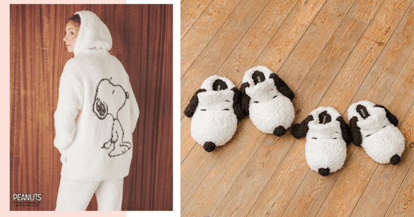 New Gelato Pique x PEANUTS Collection: Fluffy & Furry Snoopy-Themed Luxury Loungewear