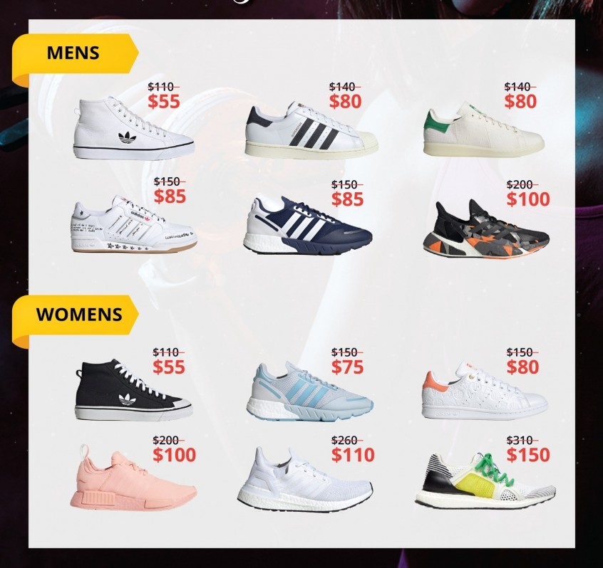 LINK outlet store warehouse sale adidas womens and mens sneakers