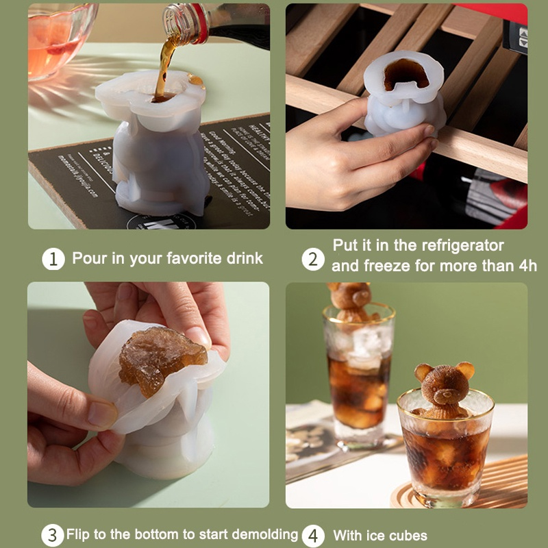 Bear ice mould in Singapore