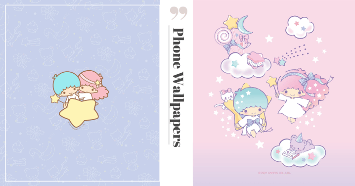 Sanrio Has Released New Free Little Twin Stars Phone Wallpapers In Dreamy Pastel Tones