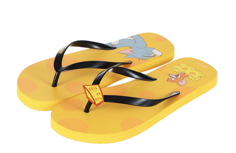 MINISO X Tom & Jerry I love cheese Collection Flip-Flops for Men & Women