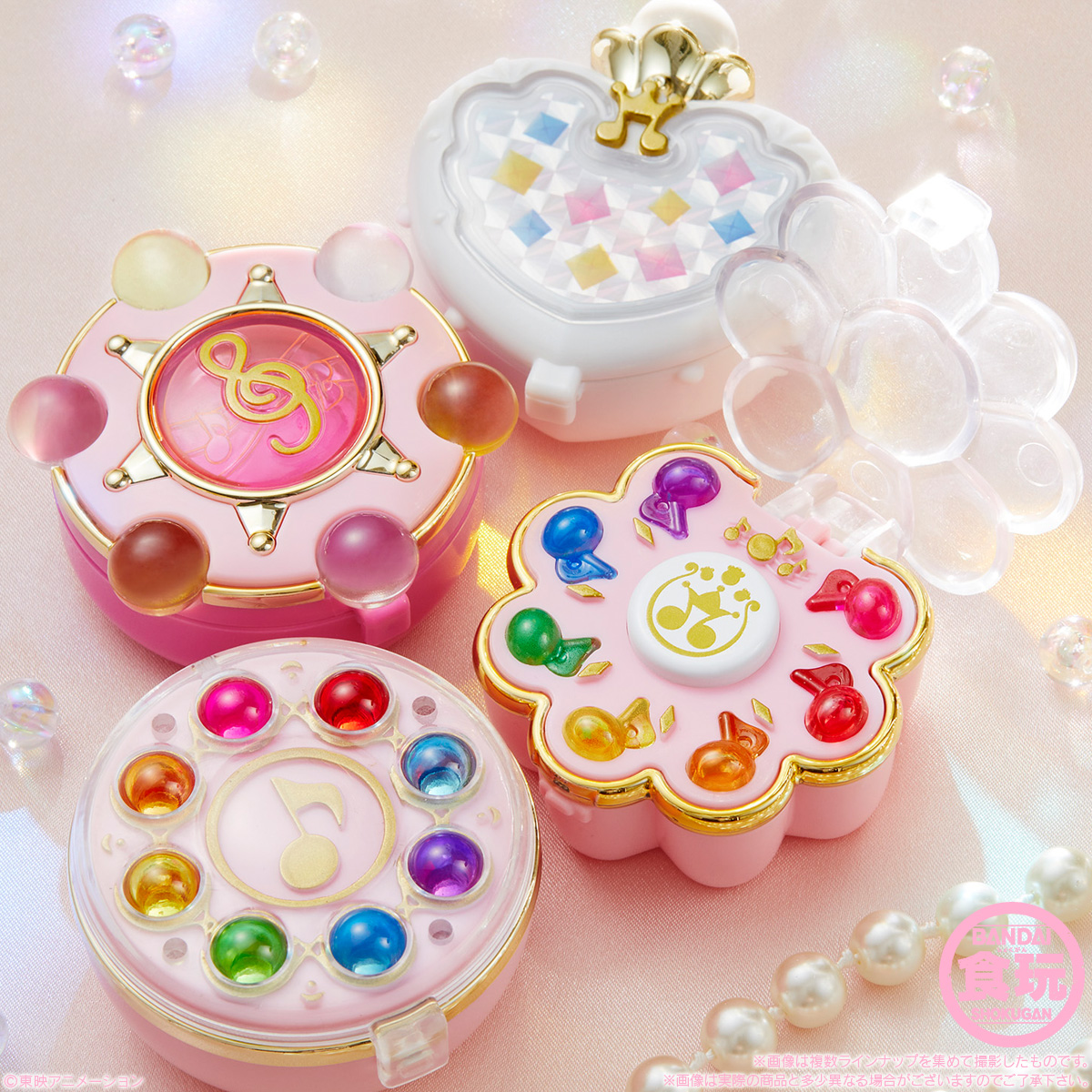 Bandai Candy Magical DoReMi miniature transformation tap capsule toys