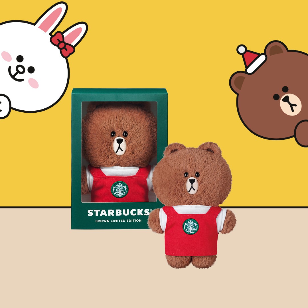 Starbucks LINE FRIENDS Bearista plushie Singapore