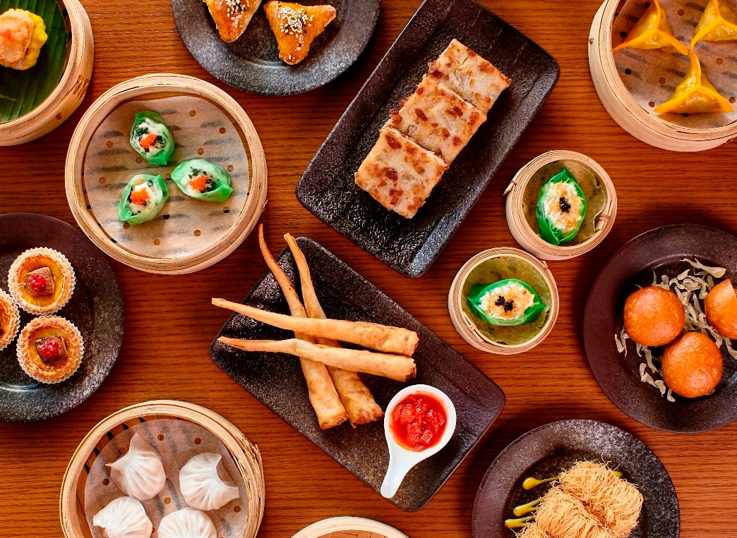 Assorted Dim Sum at Empress restaruant Empress restaurant indoor seating at Asian Civilisations Museum