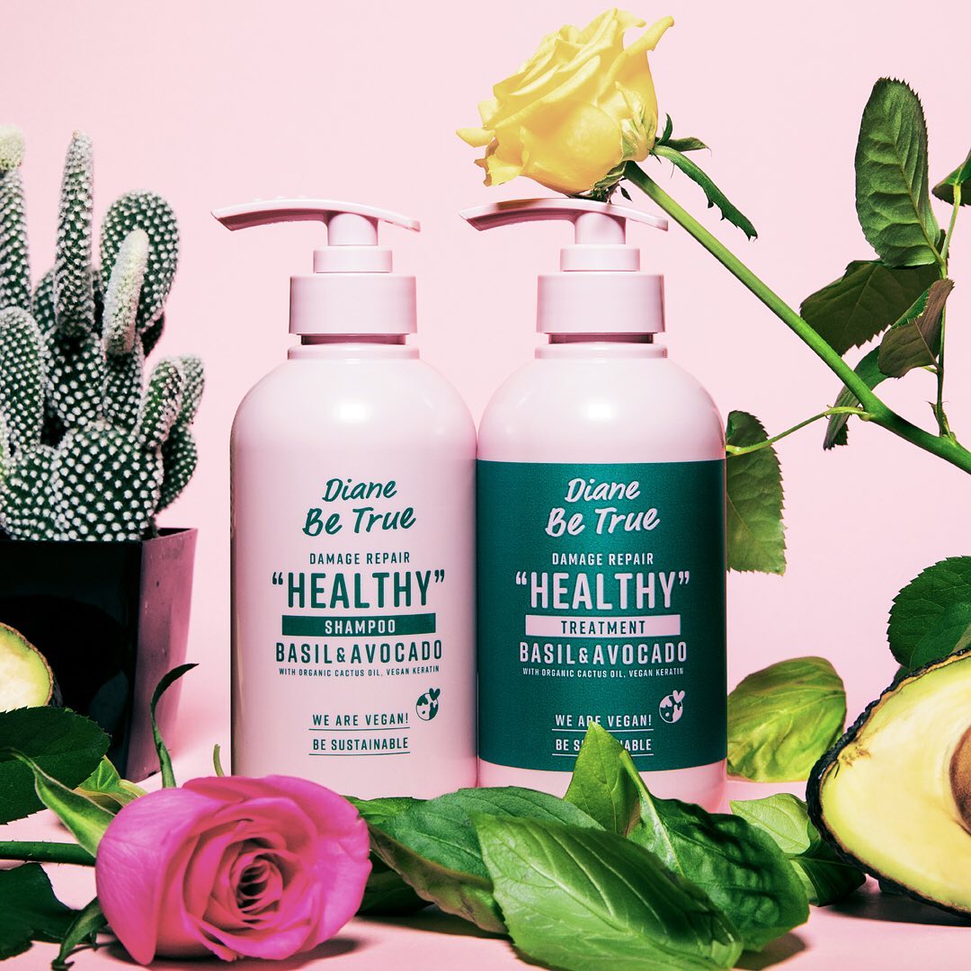 Moist Diane Be True Healthy vegan shampoo and conditioner