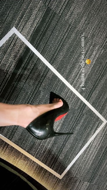 Yan Kay Kay's 120mm Louboutin heelsreal estate