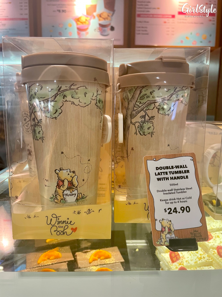 New CBTL Winnie-the-Pooh Spring Collection 2022_Double-wall Latte Tumbler with Handle
