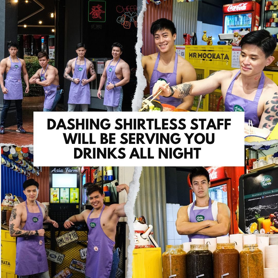 Mr Mookata Singapore shirtless guys