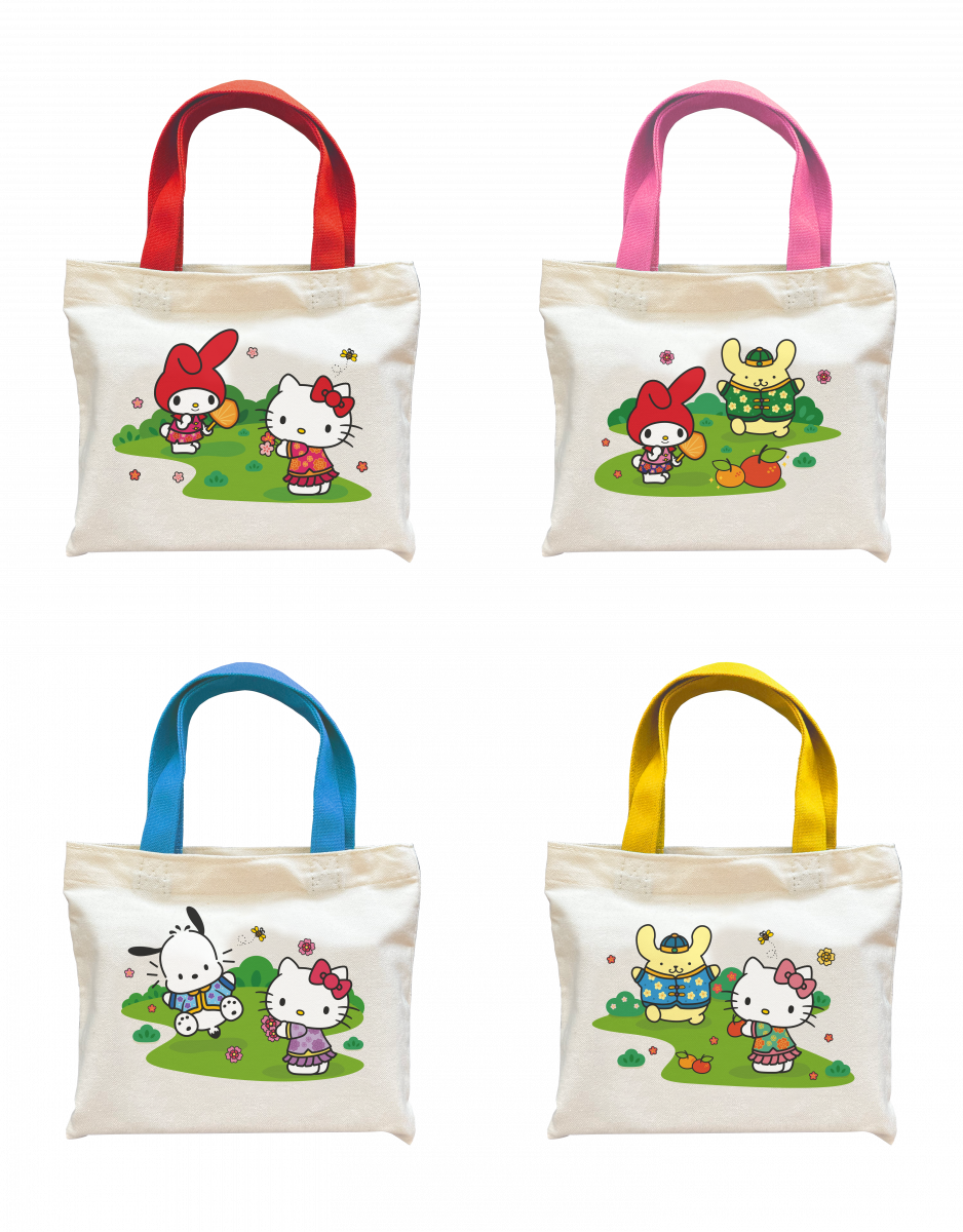 Sanrio Chinese New Year tote bags at 7-Eleven Singapore