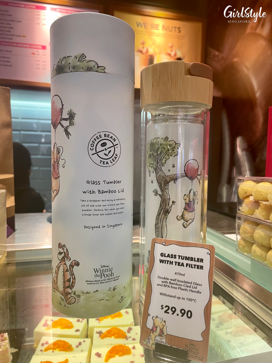 New CBTL Winnie-the-Pooh Spring Collection 2022_Glass Tumbler with Tea Filter