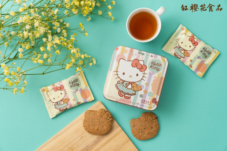 Red Sakura Hello Kitty Cookies Singapore