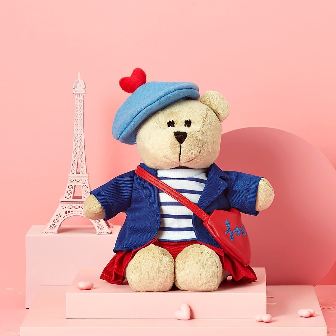 Starbucks Taiwan Valentine's Day 2022 Collection_Bearista plushie