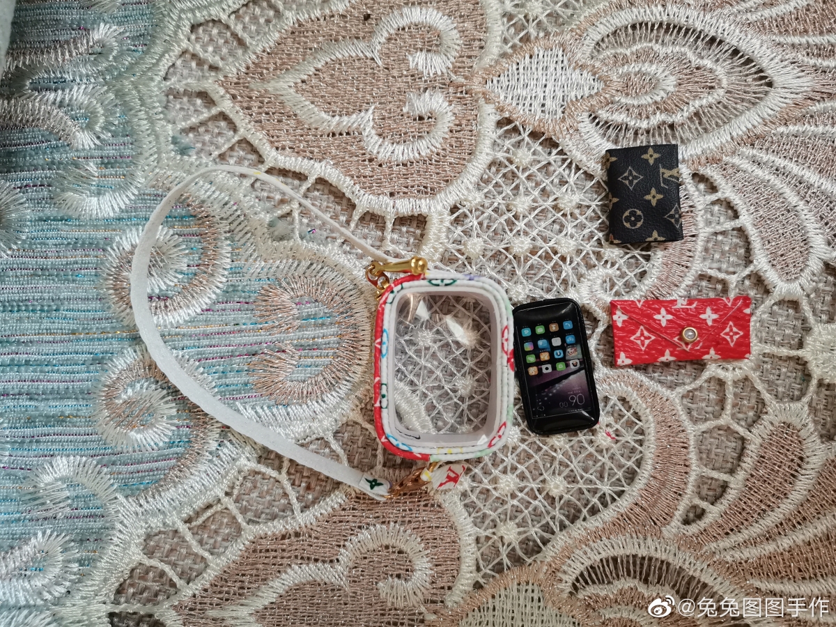 Miniature Louis Vuitton camera bag wallet coin purse phone