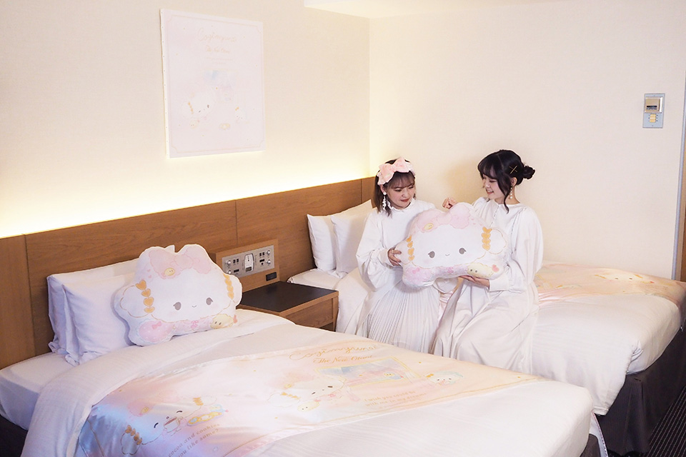 Sanrio Cogimyun hotel room in Japan at Hotel New Otani Tokyo