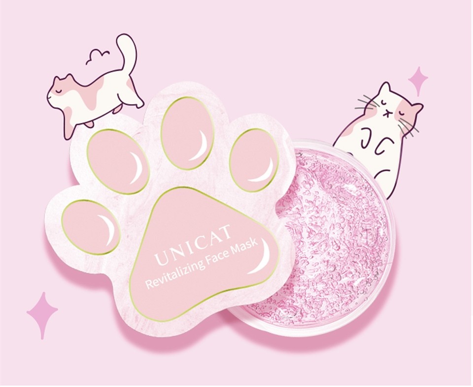 UNICAT Revitalizing Face Mask cat paw-shaped edition