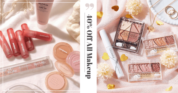 Get 40% Off ALL Makeup At Watsons Singapore's Big Cosmetics Sale, No Minimum Spend Required