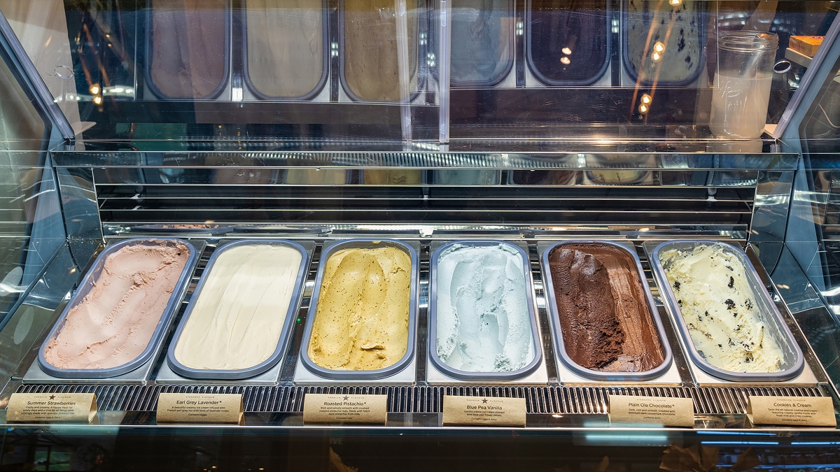 Ice cream at Surrey Hills Grocer cafe