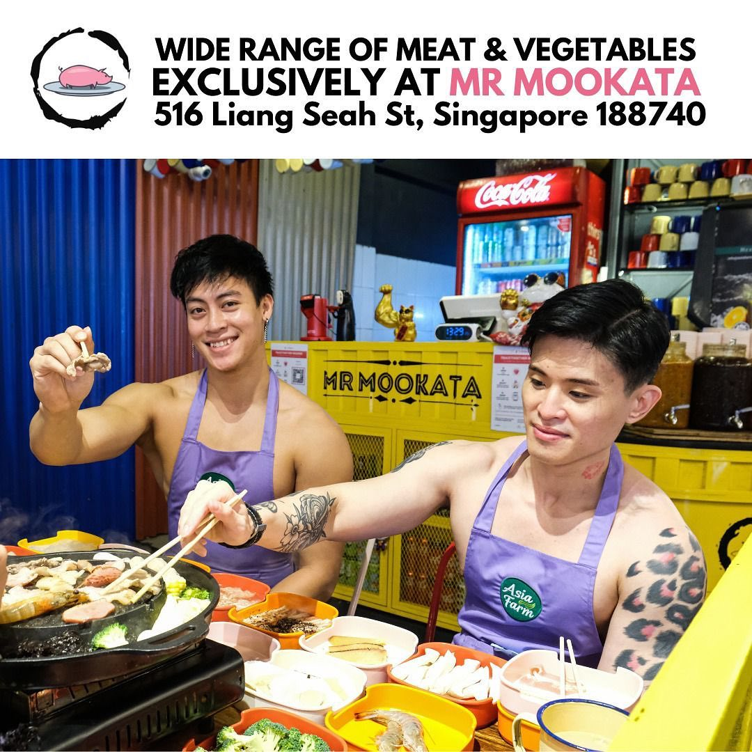 Mr Mookata Singapore shirtless guys
