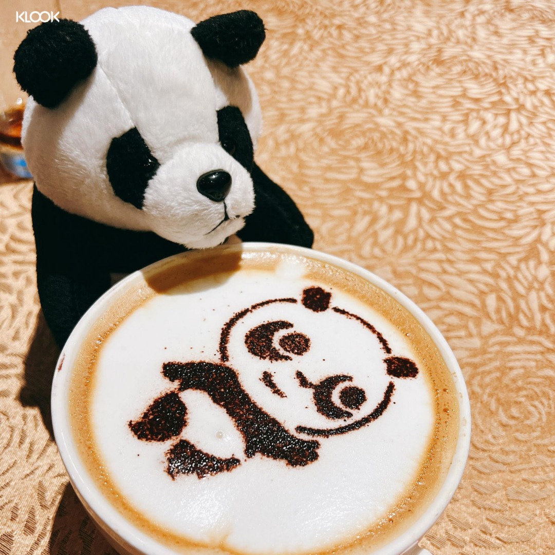 Panda cappucino Lunch with Panda at River Wonders Singapore